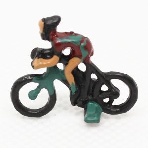 Model cyclist on bicycle - Assorted Painted Image 1